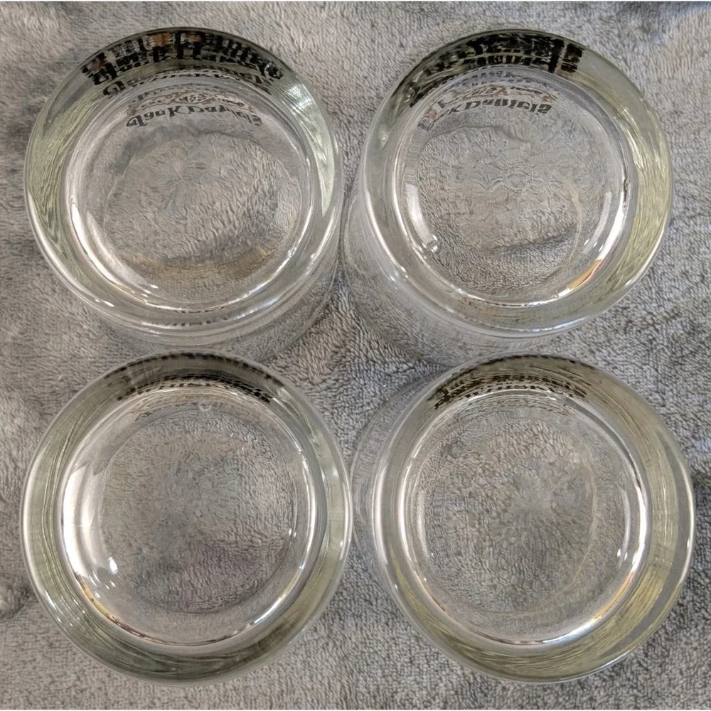 Jack‎ Daniel's Tennessee Whiskeyl (SET OF 4) 6 oz Glasses Daniels Father's